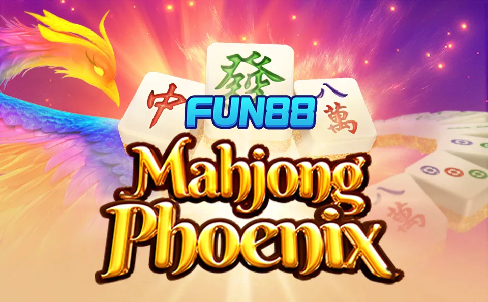 หน้าปกเกมสล็อตธีมไพ่นกกระจอกที่มีนกฟีนิกซ์อยู่กลางภาพ
